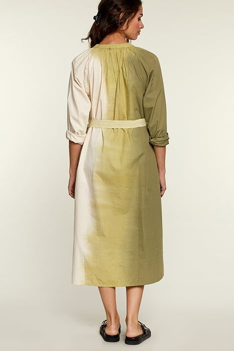 LONG GREEN TIE & DYE DRESS 2