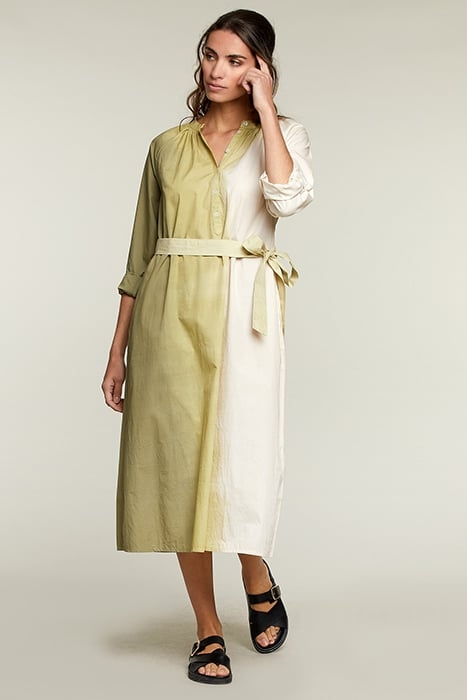 LONG GREEN TIE & DYE DRESS 1