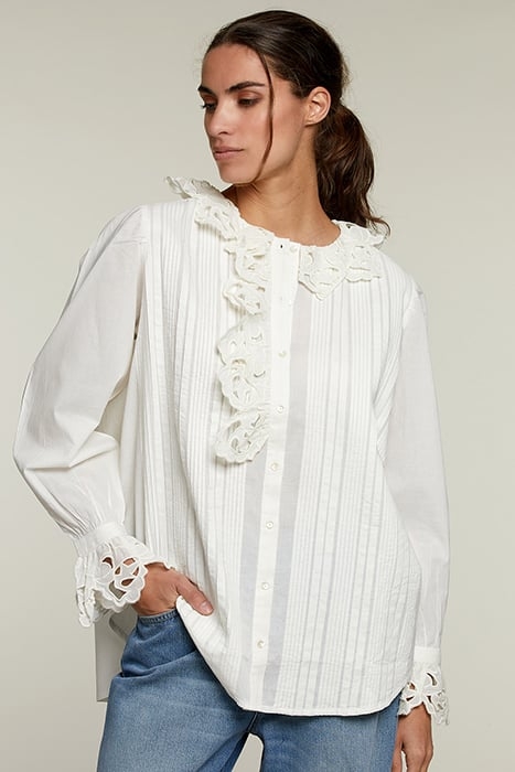 OFF WHITE LACE SHIRT 1