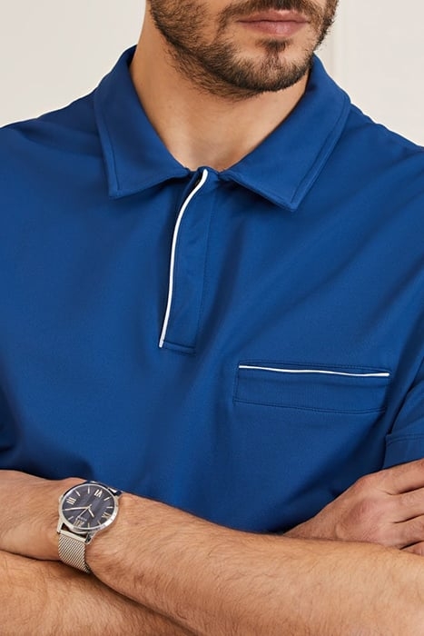 FORMAL PERFORMANCE BLUE POLO SHIRT LILY 6