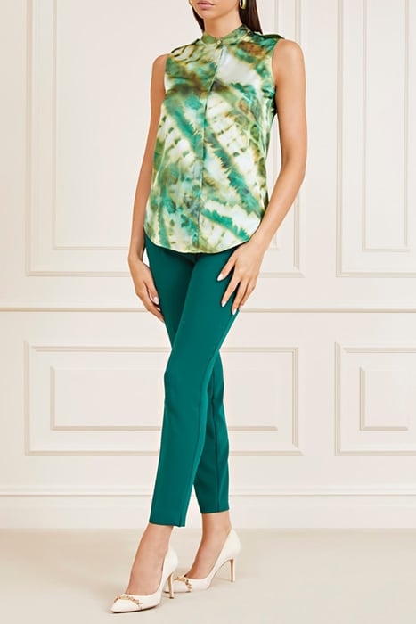 MARCIANO BY GUESS THE ICON SLEEVELESS ELUSIVE TOP PRINT 3