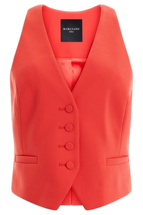 MARCIANO BY GUESS JACQUELINE VEST VIVACIOUS CORAL 4