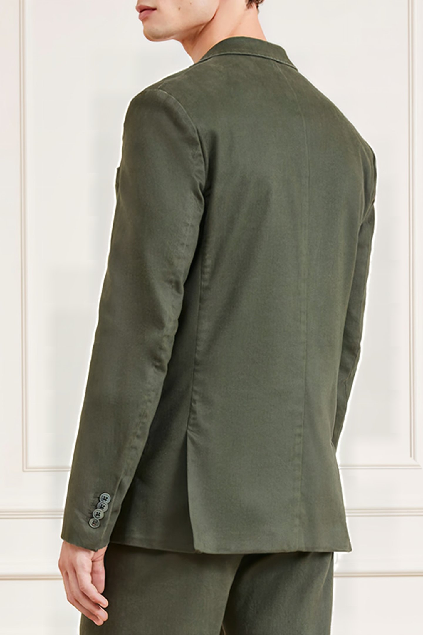 MARCIANO BY GUESS GRANT PATCH PKTS MOSSY BLAZER GREEN 2