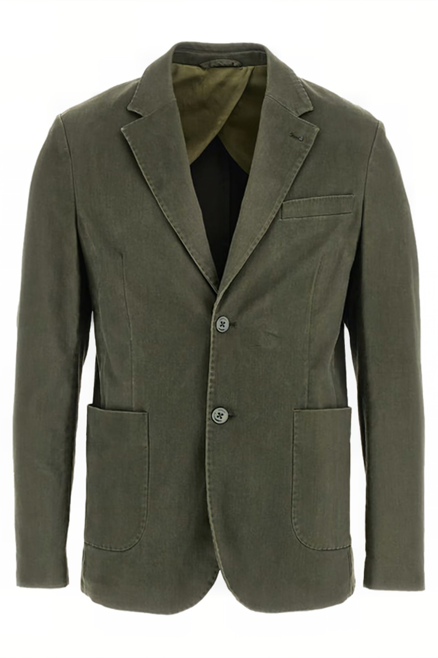 MARCIANO BY GUESS GRANT PATCH PKTS MOSSY BLAZER GREEN 4