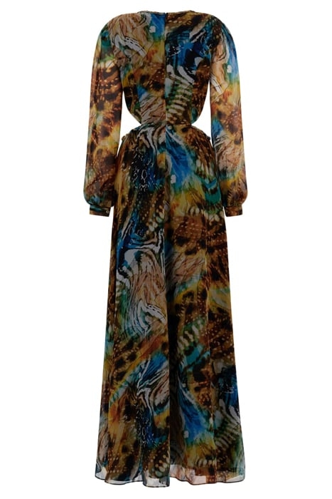 MARCIANO BY GUESS URSULA GOWN SOLID EUTOPIA MAXI DRESS PRINT 3