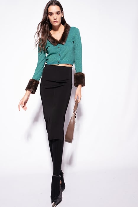 BLUE LAGOON CARDIGAN LUREX VAN GREEN/GREEN 2