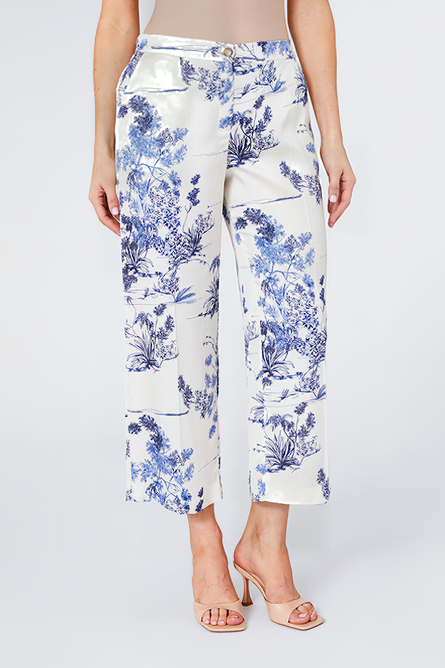 PRINTED CROPPED TROUSERS FANTASY 1