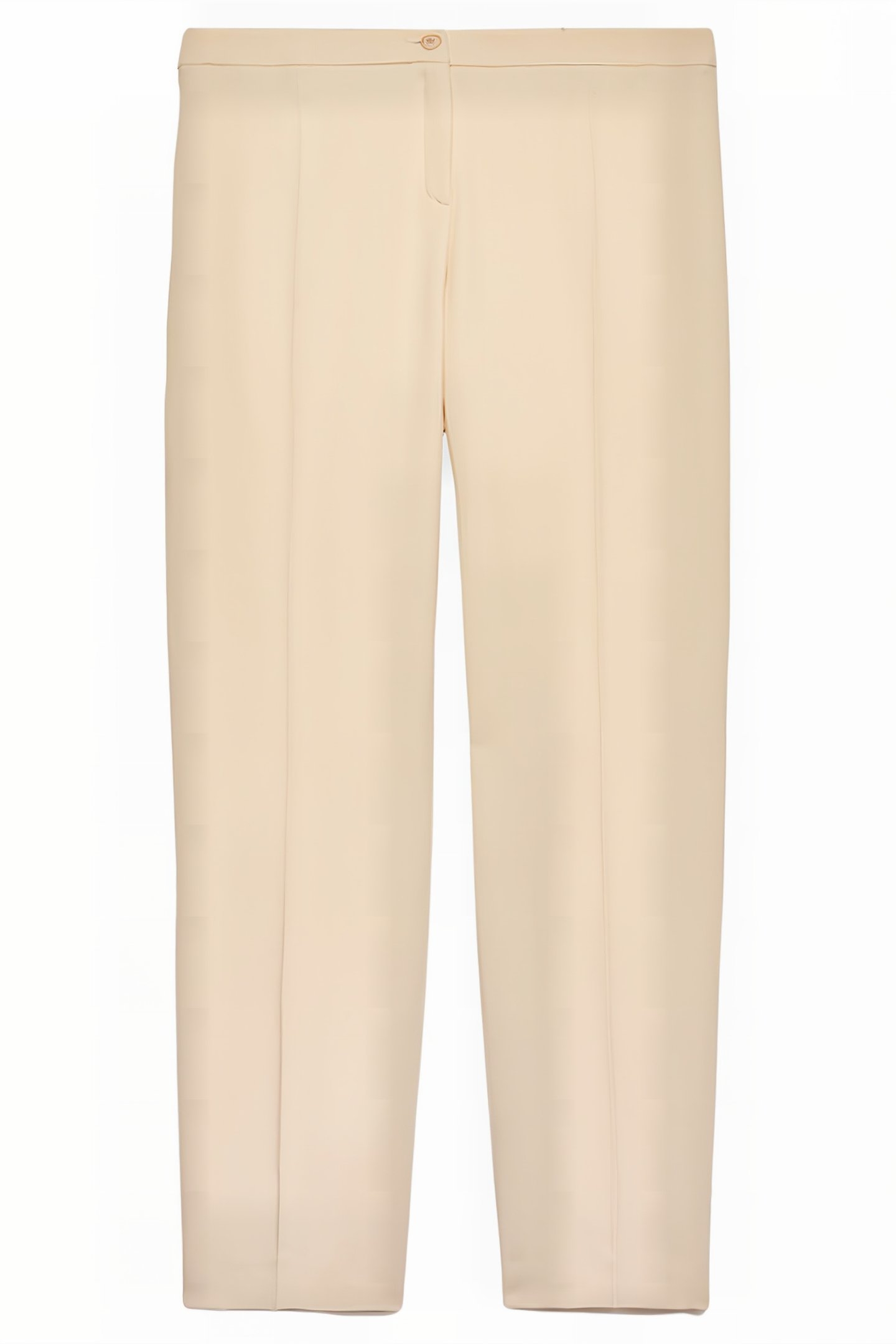 STRAIGHT-LEG STRETCH CADY TROUSERS PINK 4