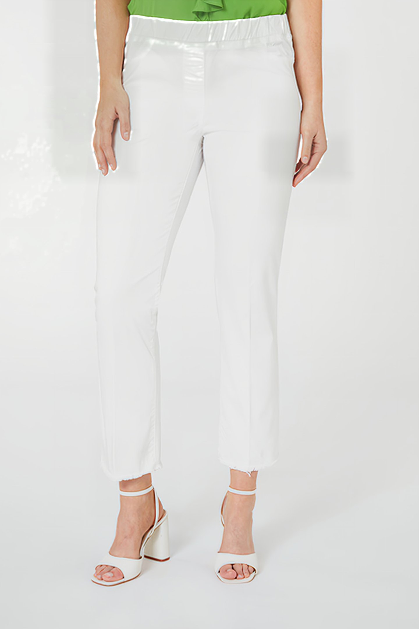 GARMENT-DYED JEGGINGS WHITE 1