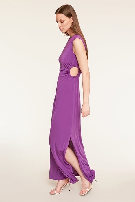 ELEGANT DRESS WITH CUT-OUT PURPLE 5
