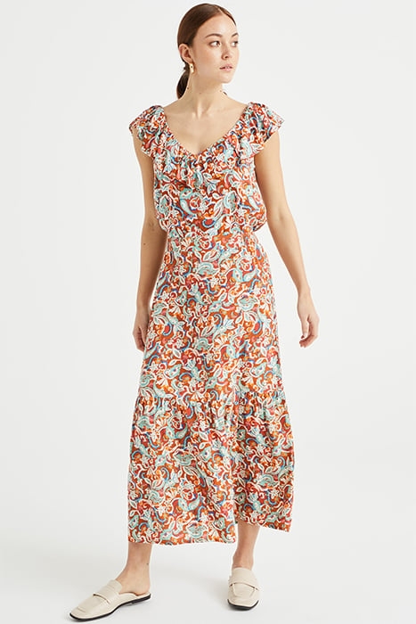 SKIRT MEDIUM LENGTH LIGHT BROWN 3