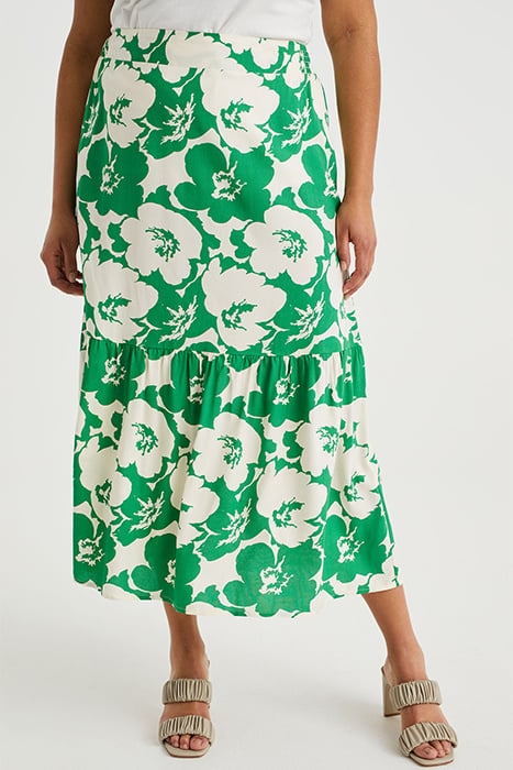 SKIRT MEDIUM LENGTH WHITE 1