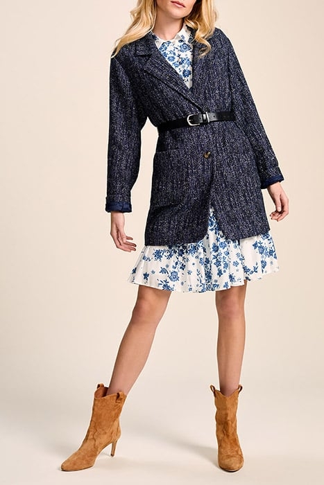 DYPTIQUE - GENTIAN BLUE FANCY WOOL JACKET 3