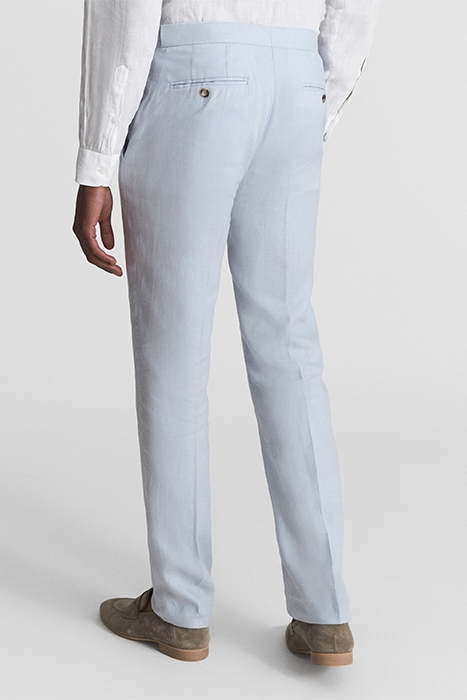 KIN-LINEN MIXER TROUSER SOFT BLUE 2