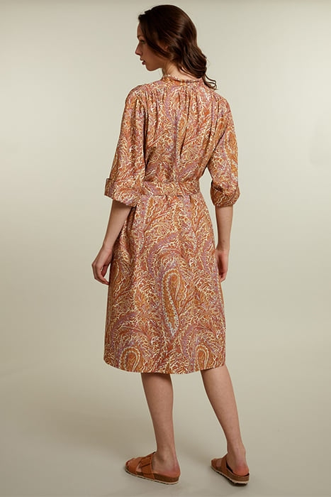 FANTASY BELTED COTTON DRESS 2