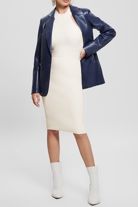 GUESS ECO ES SL MOCK NECK JANI DOVE WHITE 5