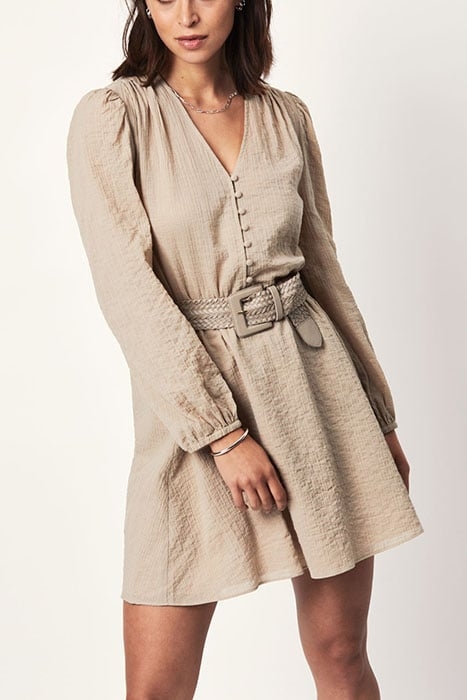 D6VICHY BOHEMIAN DRESS COBBLESTONE 1