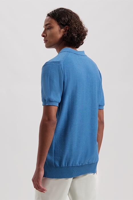 DS_MERCURY SHORT SLEEVE POLO AEGEAN BLUE 2