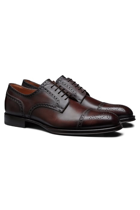LEATHER-BROGUEDERBY-BROWN BROWN 4