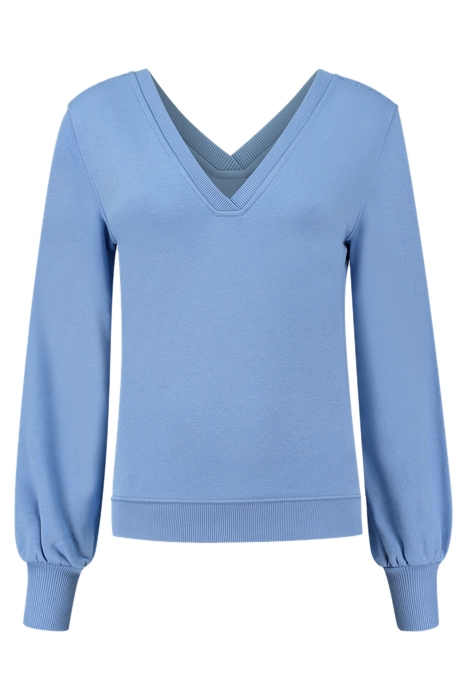 ELADO SWEATER MID BLUE 1