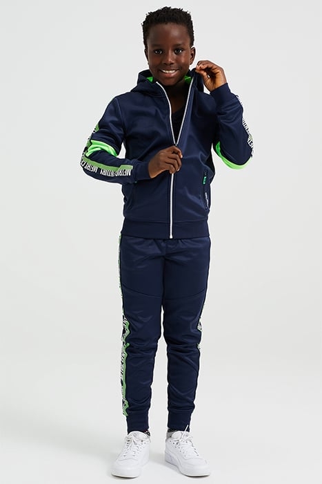 CARDIGAN WITH HOOD DARK BLUE 2