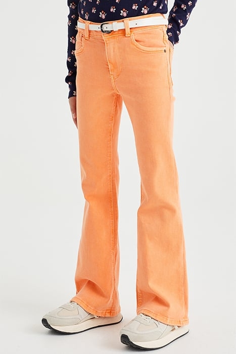 5-POCKET MID WAIST BRIGHT ORANGE 1