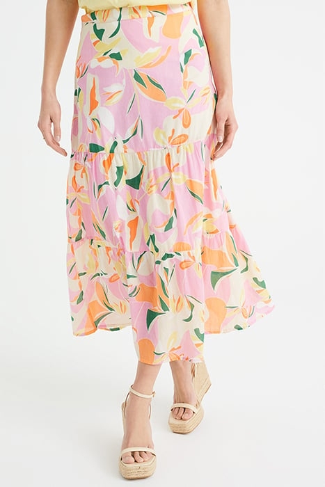 SKIRT MAXI LENGTH PINK 1