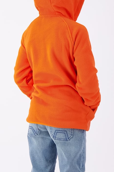 JR ANORAK FLEECE HOODY ORANGE 2