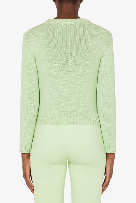 MOSCHINO TEDDY BEAR COTTON SWEATER GREEN 2