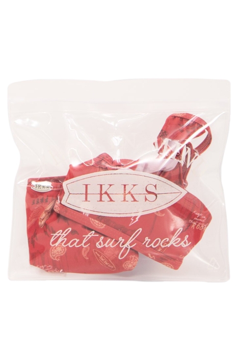 GIRLS’ RED SURF-ROCK PRINT BIKINI 6