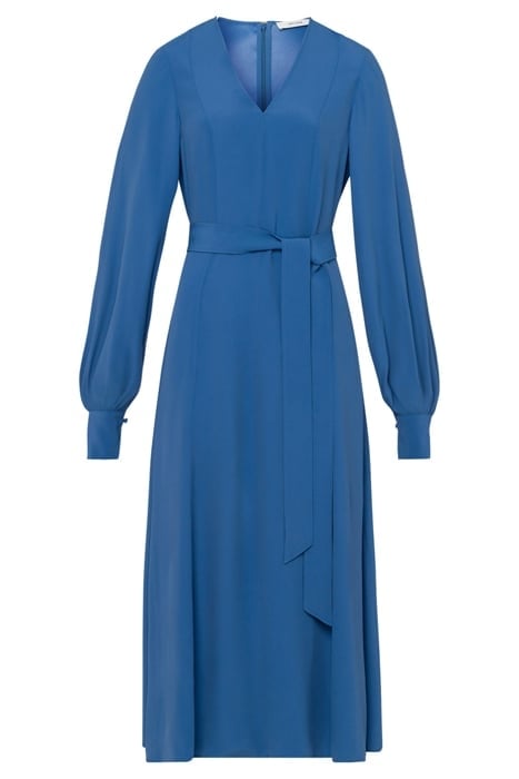 DIONNE SHORT ANKLE LENGTH MIDI DRESS OCEAN BLUE 3