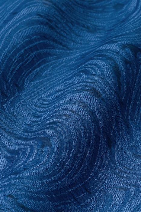 NICKY MINI LENGTH DEEP V-NECK DRESS OCEAN BLUE 6