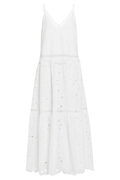 MICHAELA MAXI LENGTH STRAP DRESS SNOW WHITE 3