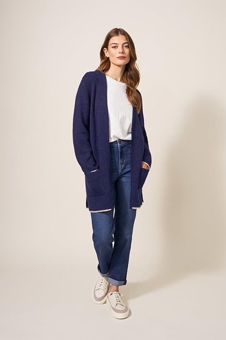 ERICA LONGLINE CARDI DARK NAVY 3