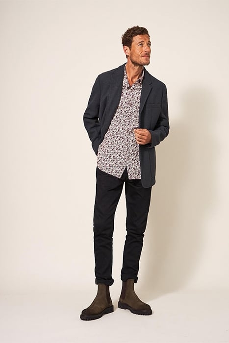 FINN MELTON JACKET CHARCOAL GREY 3