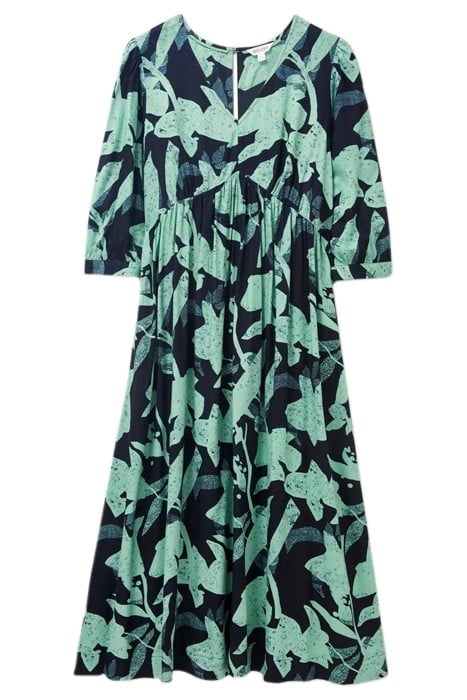 LUCY ECO VERO MINI DRESS GREEN 3