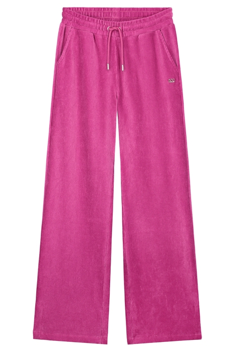 VELVET RIB SWEATPANTS BRIGHT FUCHSIA 1