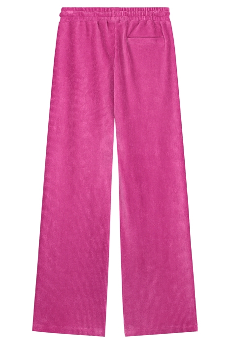 VELVET RIB SWEATPANTS BRIGHT FUCHSIA 2