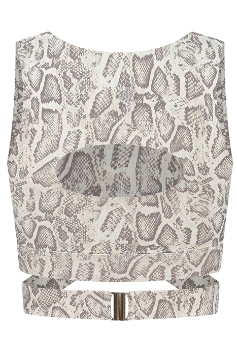SNAKE WRAP SPORT TOP CREAM 2
