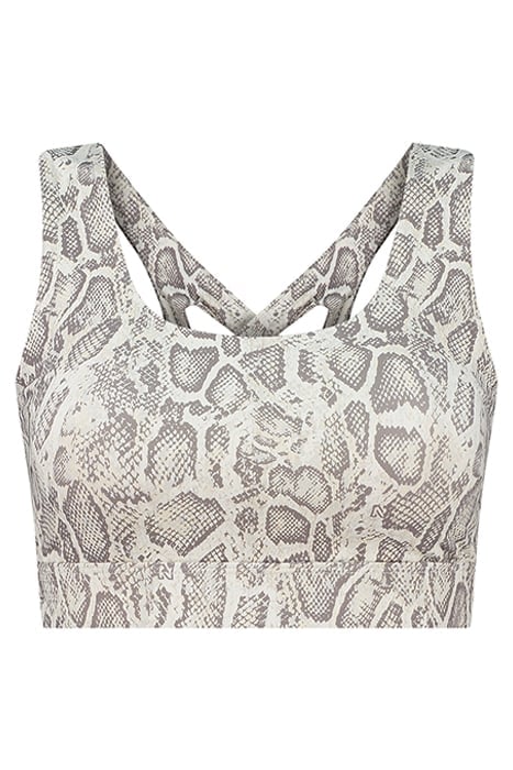 SNAKE SPORT BRA CREAM 1