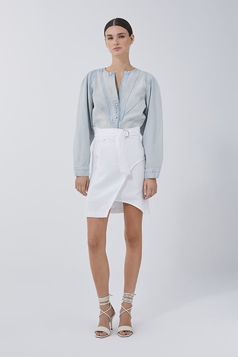 LODI MINI SKIRT IN WHITE 3