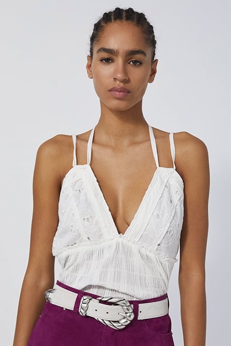 MIREYA TANK TOP IN WHITE 1