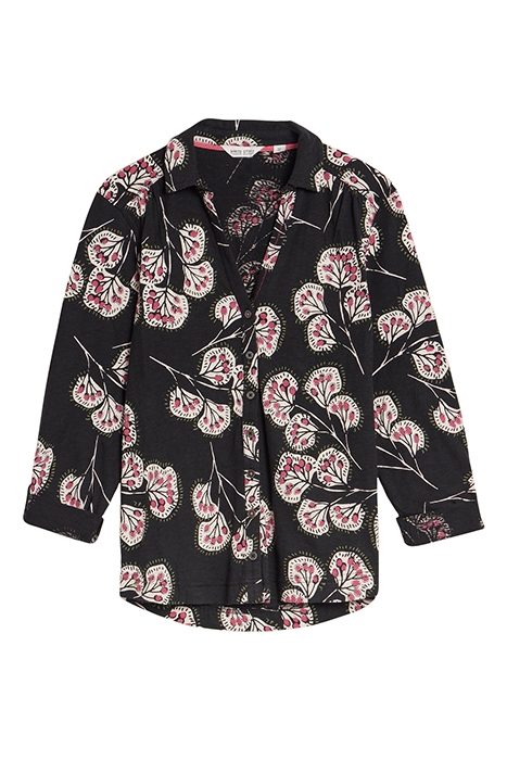 ANNIE JERSEY SHIRT BLACK PRINTED 2