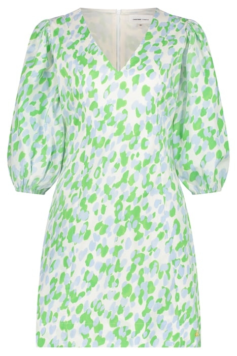 IRIS DRESS CREAM WHITE/ACAPULCO 3