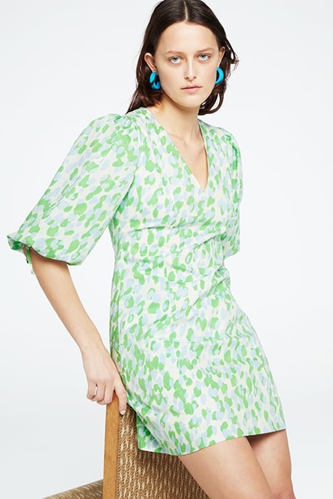 IRIS DRESS CREAM WHITE/ACAPULCO 4