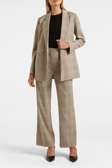 FIONA CHECK DOUBLE BREASTED BLAZER CHECK 3