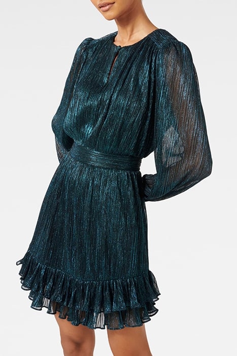 GOLDIE PETITE PLISSE MINI TEAL 5