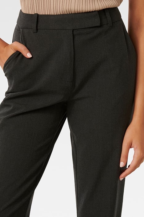 STACEY PETITE SLIM STRAIGHT LEG PANT GREY MARLE 6