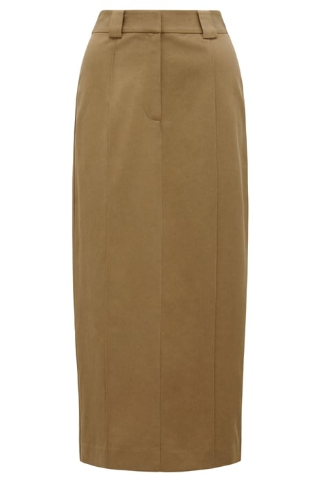 PIPPA PINTUCK MAXI SKIRT NEUTRAL 4