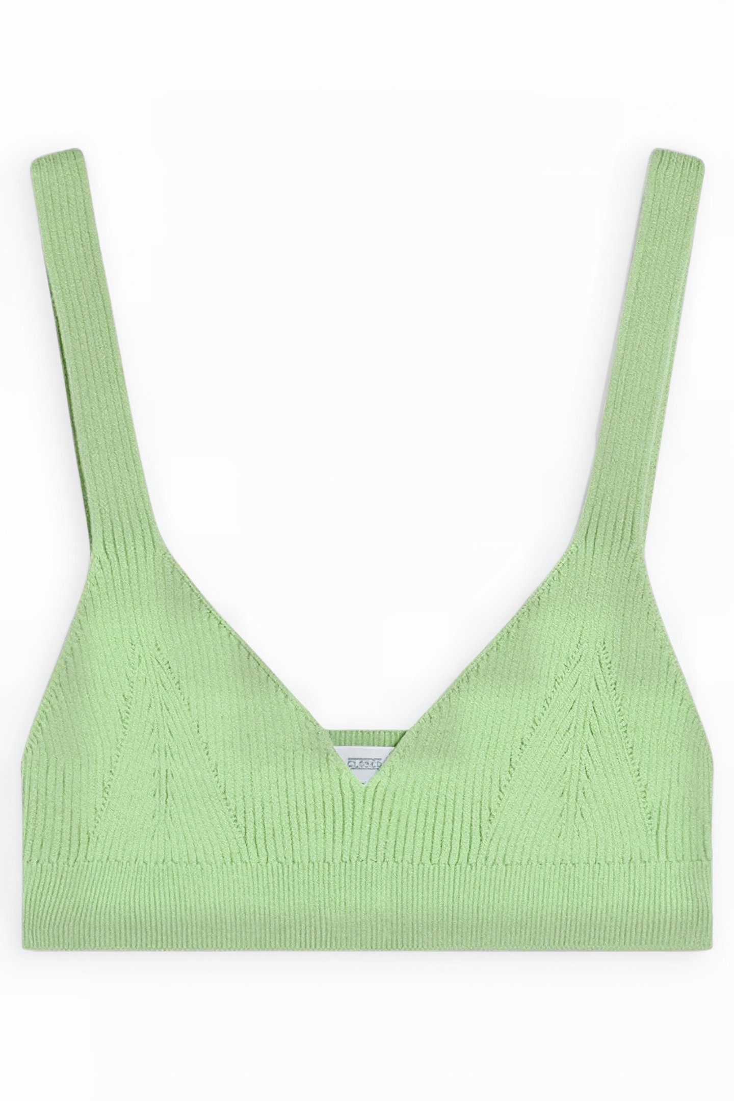 KNITTED BRA UNDERWEAR (BRA) APPLE GREEN 3
